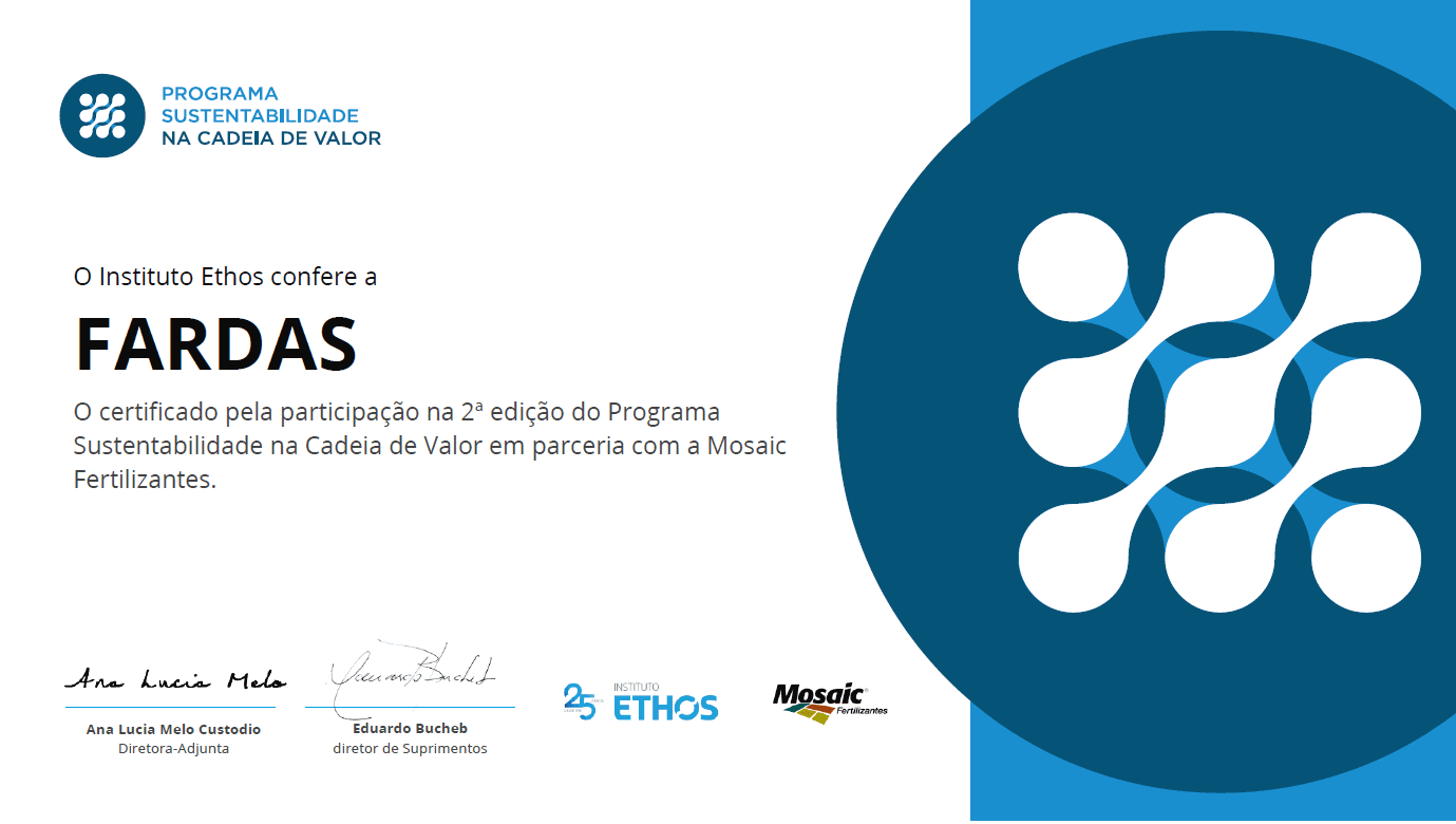 Certificado de Sustentabilidade